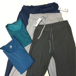 Bundle: 32 degrees active tees sleep pants large + CooRun wide leg pants large